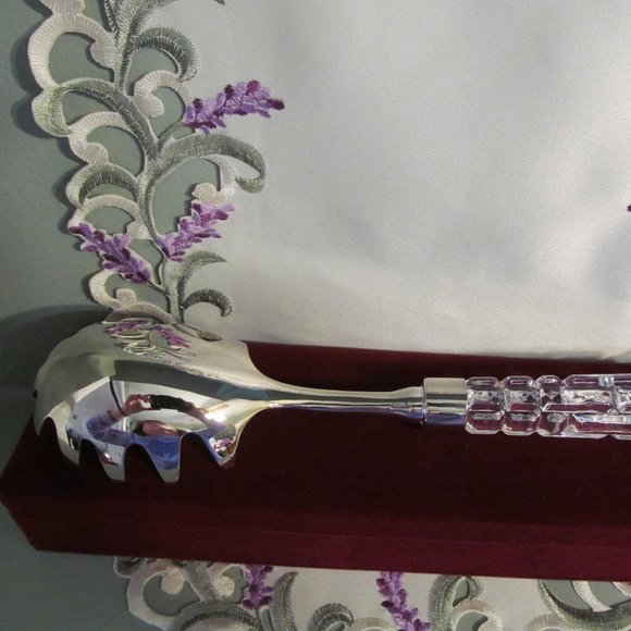 Lead Crystal Stainless Steel Pasta Server +24% lead crystal - Picture 16 of 16
